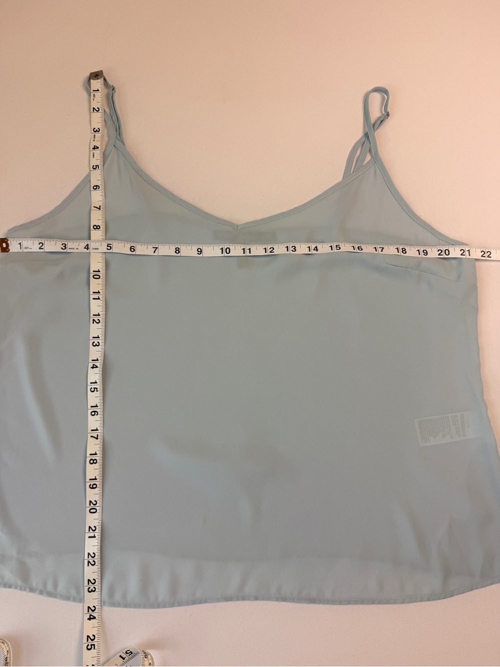 WHBM Pale Blue Floral Lace Blouse & Camisole 2-Piece Set | Sheer Business Wear - Picture 11 of 11